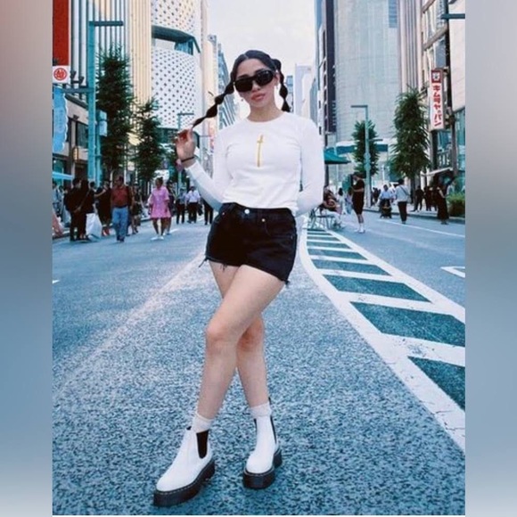 Dr martens audrick platform Chelsea boots white - Picture 4 of 10